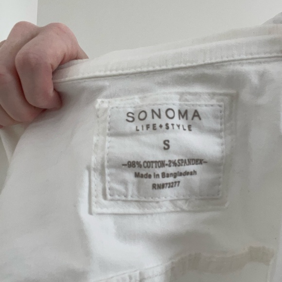 Sonoma White Denim Jacket - Picture 4 of 4